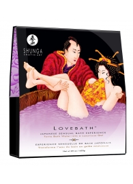 Соль для ванны Lovebath Sensual lotus, превращающая воду в гель - 650 гр. - Shunga - купить с доставкой в Одинцово