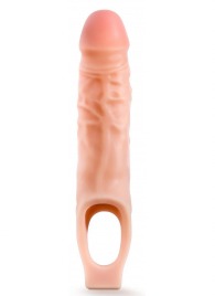 Телесная насадка на пенис 9 Inch Cock Sheath Extender - 22,2 см. - Blush Novelties - в Одинцово купить с доставкой