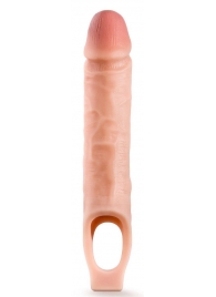 Телесная насадка на пенис 10 Inch Cock Sheath Extender - 25 см. - Blush Novelties - в Одинцово купить с доставкой