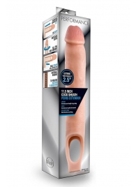 Телесная насадка на пенис 11.5 Inch Cock Sheath Penis Extender - 29,2 см. - Blush Novelties - в Одинцово купить с доставкой