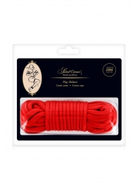 Красная веревка для фиксации - 10 м. - Sweet Caress - купить с доставкой в Одинцово