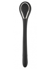 Черный гибкий уретральный стимулятор с вибрацией Vibrating Bendable Dilator - 13,5 см. - Orion - купить с доставкой в Одинцово