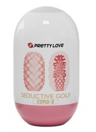 Розовый мастурбатор-яйцо Seductive Golf - Baile - в Одинцово купить с доставкой