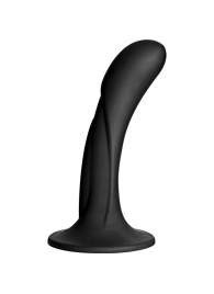 Черная изогнутая насадка Vac-U-Lock G-Spot - 16,5 см. - Doc Johnson - купить с доставкой в Одинцово