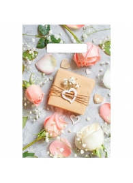 Полиэтиленовый пакет  Подарочек  с вырубной усиленной ручкой - 20 х 30 см. - Сима-Ленд - купить с доставкой в Одинцово