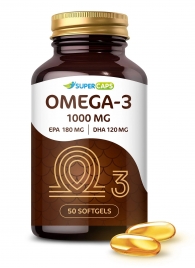 Пищевая добавка SuperCaps OMEGA-3 - 50 капсул (1000 мг) - SuperCaps - купить с доставкой в Одинцово