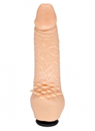 Телесная насадка-фаллос с шипами для массажа клитора - 17,8 см. - LOVETOY (А-Полимер) - купить с доставкой в Одинцово