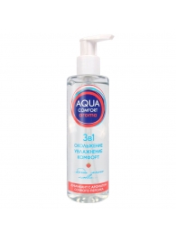 Гель-лубрикант на водной основе Aqua Comfort Aroma с ароматом персика - 195 гр. - Биоритм - купить с доставкой в Одинцово