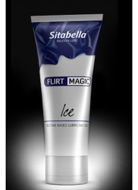 Силиконовая гель-смазка FLIRT MAGIC Ice с лёгким пролонгирующим эффектом - 75 мл. - Sitabella - купить с доставкой в Одинцово