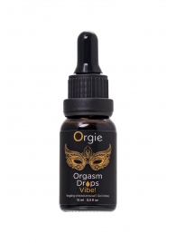 Возбуждающий гель для клитора ORGIE Orgasm Drops Vibe - 15 мл. - ORGIE - купить с доставкой в Одинцово