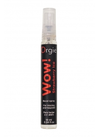 Оральный спрей ORGIE Wow! Strawberry Ice Blowjob Spray с охлаждающим и возбуждающим эффектом - 10 мл. - ORGIE - купить с доставкой в Одинцово