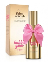 Гель с ароматом жвачки Bubblegum 2-in-1 Scented Silicone Massage And Intimate Gel - 100 мл. - Bijoux Indiscrets - купить с доставкой в Одинцово