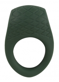 Зеленое эрекционное виброкольцо Luxurious Vibro Cock Ring - Orion - в Одинцово купить с доставкой
