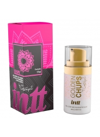 Возбуждающий гель Golden Chups с малиновым ароматом - 17 мл. - INTT - купить с доставкой в Одинцово