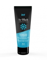 Лубрикант на водной основе Ice Black с ледяным эффектом - 50 мл. - INTT - купить с доставкой в Одинцово