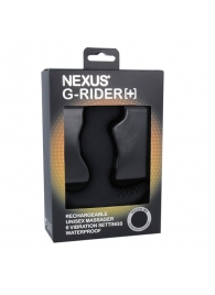 Черный вибромассажер простаты Nexus G-Rider+ - 12,6 см. - Nexus Range - в Одинцово купить с доставкой