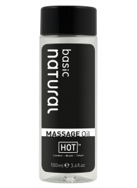 Массажное масло для тела Natural Basic - 100 мл. - HOT - купить с доставкой в Одинцово
