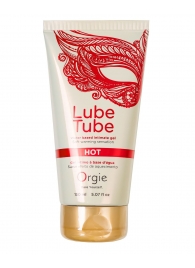 Интимный гель на водной основе Lube Tube Hot с разогревающим эффектом - 150 мл. - ORGIE - купить с доставкой в Одинцово