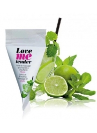Съедобное согревающее массажное масло Love Me Tender Mojito с ароматом мохито - 10 мл. - Love to Love - купить с доставкой в Одинцово