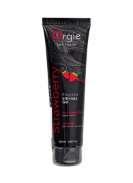Интимный гель на водной основе Lube Tube Strawberry с клубничным вкусом - 100 мл. - ORGIE - купить с доставкой в Одинцово