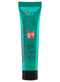 Съедобный интимный гель Orgie Lube Tube Cocktail Strawberry Mojito - 100 мл. - ORGIE - купить с доставкой в Одинцово