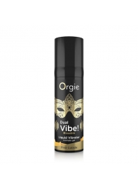 Съедобный гель Dual Vibe Pina Colada с эффектом вибрации и вкусом коктейля пина колада - 15 мл. - ORGIE - купить с доставкой в Одинцово