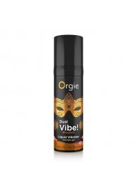 Съедобный гель Dual Vibe Sex On The Beach с эффектом вибрации и вкусом коктейля «секс на пляже» - 15 мл. - ORGIE - купить с доставкой в Одинцово