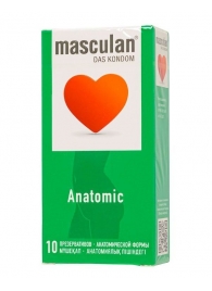 Презервативы анатомической формы Masculan Anatomic - 10 шт. - Masculan - купить с доставкой в Одинцово