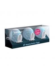 Набор из 3 мастурбаторов-яиц Satisfyer Savage - Satisfyer - в Одинцово купить с доставкой
