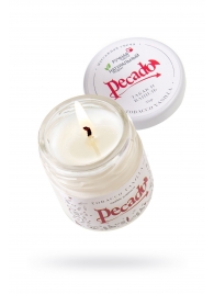 Массажная свеча Tobacco Vanilla - 35 мл. - Pecado - купить с доставкой в Одинцово