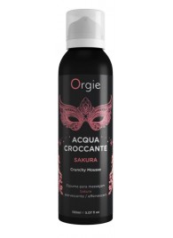 Хрустящая пенка для массажа Orgie Acqua Croccante Sakura с ароматом сакуры - 150 мл. - ORGIE - купить с доставкой в Одинцово