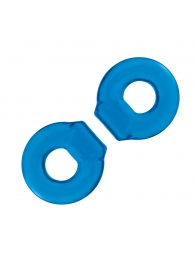 Комплект из двух колец для пениса 2-Pack Ultra-Stretch Stamina Endurance Ring - BlueLine - в Одинцово купить с доставкой