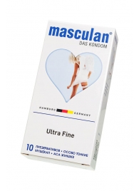 Ультратонкие презервативы Masculan Ultra Fine с обильной смазкой - 10 шт. - Masculan - купить с доставкой в Одинцово