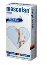 Ультратонкие презервативы Masculan Ultra Fine с обильной смазкой - 10 шт. - Masculan - купить с доставкой в Одинцово