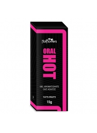Гель для оральных ласк Oral Hot с согревающим эффектом - 15 гр. - HotFlowers - купить с доставкой в Одинцово