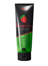 Смазка на водной основе с ароматом клубники Strawberry Lubricant - 100 мл. - INTT - купить с доставкой в Одинцово