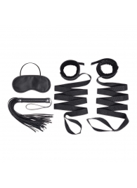 Эротический набор 4PC Bondage Bed Strap   Flogger Kit - Lux Fetish - купить с доставкой в Одинцово