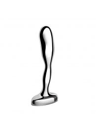 Стальной стимулятор простаты Stainless Steel Prostate Plug - 11,5 см. - b-Vibe - в Одинцово купить с доставкой