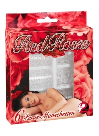 Набор из 6 насадок с шипиками Red Roses - Orion - в Одинцово купить с доставкой