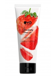 Лубрикант на водной основе OYO Aroma Gel Strawberry с ароматом клубники - 75 мл. - OYO - купить с доставкой в Одинцово
