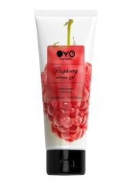 Лубрикант на водной основе OYO Aroma Gel Raspberry с ароматом малины - 75 мл. - OYO - купить с доставкой в Одинцово