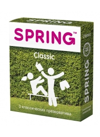 Классические презервативы SPRING CLASSIC - 3 шт. - SPRING - купить с доставкой в Одинцово
