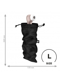 Черный мешочек для хранения игрушек Treasure Bag L - Satisfyer - купить с доставкой в Одинцово