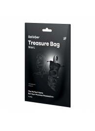 Черный мешочек для хранения игрушек Treasure Bag L - Satisfyer - купить с доставкой в Одинцово
