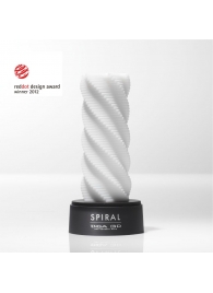 Белый 3D мастурбатор SPIRAL - Tenga - в Одинцово купить с доставкой