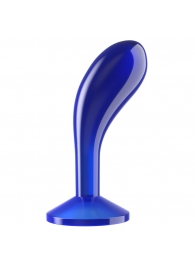 Синяя анальная втулка Flawless Clear Prostate Plug 6.0 - 15 см. - Lovetoy - в Одинцово купить с доставкой