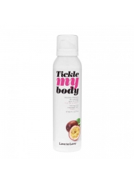Массажная хрустящая пенка Tickle my body с ароматом маракуйи - 150 мл. - Love to Love - купить с доставкой в Одинцово