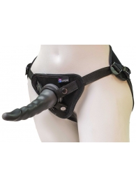 Комплект из трусиков Harness и двух насадок - 20,5 и 18 см. - LOVETOY (А-Полимер) - купить с доставкой в Одинцово