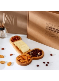 Деревянное блюдо для подачи в форме члена (32,5 х 20 х 1,7 см) - Сима-Ленд - купить с доставкой в Одинцово