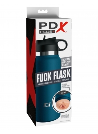 Мастурбатор-вагина в синей колбе F*ck Flask - Pipedream - в Одинцово купить с доставкой